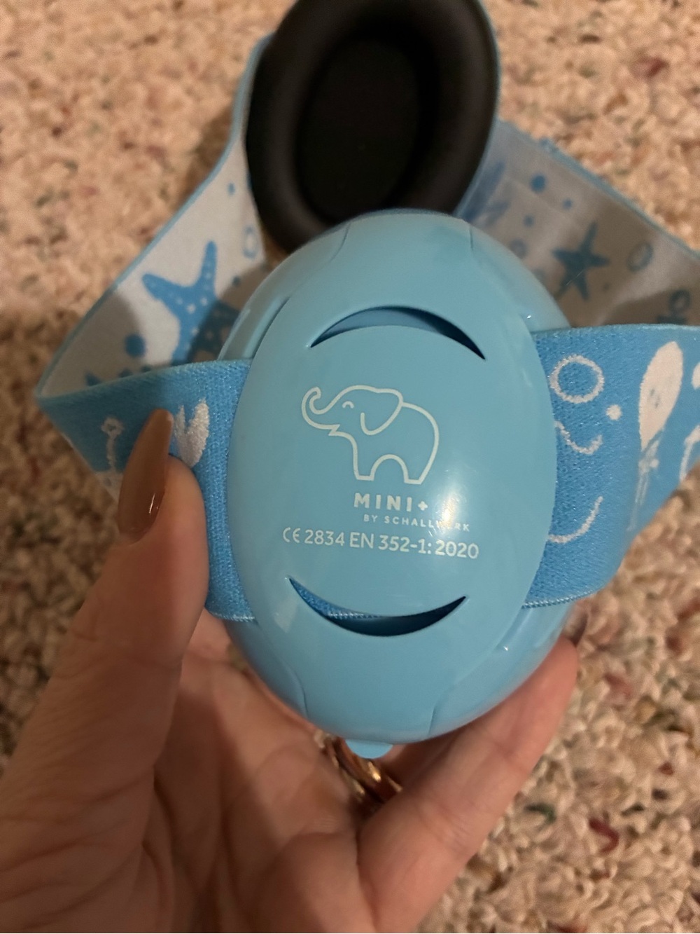 Kids Blue Earmuffs - Soft Protection